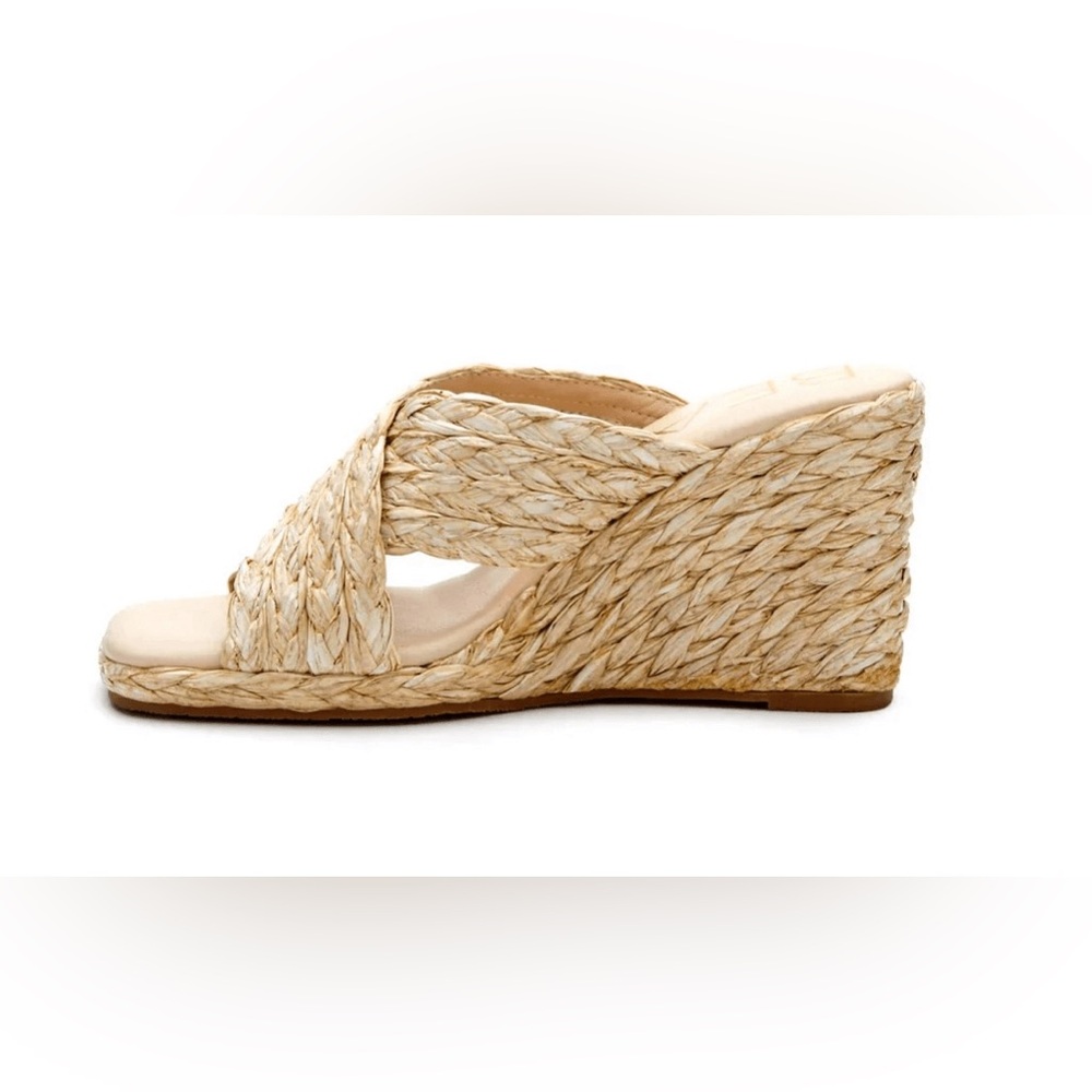 Matisse Natural Woven Wedges